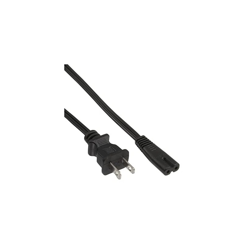 InLine 16651Y Power Cable USA to Euro 8 C7 Plug