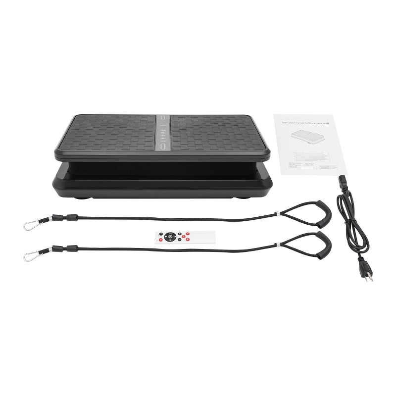 SENDERPICK Vibration Plate w/ Remote & Bands - 200W, 330lbs,