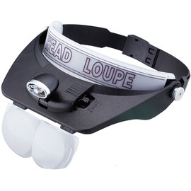 Niigata Seiki BeHAUS HMG-4L Head Loupe with Light, 1.2/1.8/2.5/3.5x