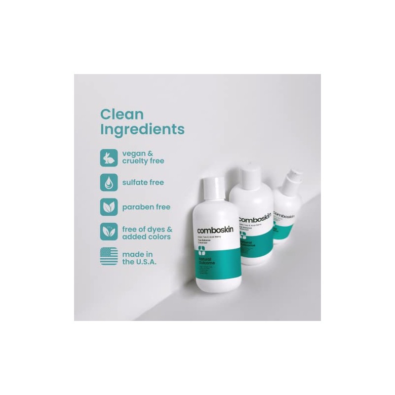 Natural Outcome Piel Mixta Verdadero Equilibrio Régimen Diario Limpiador Facial