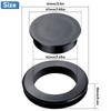 Jetec 2 Inch Patio Table Umbrella Hole Ring with Cap