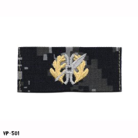 USN BDG NWU Blue Digital Camo Limited Duty Officer Collar Device ~ Vanguard NEW