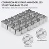 Gold Fish Cracker Cutter, 25 Cavity Fish Cookie Cutter with