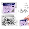 Fixxely Grub Screws Assorted Kit – 60PCS Stainless Steel 304