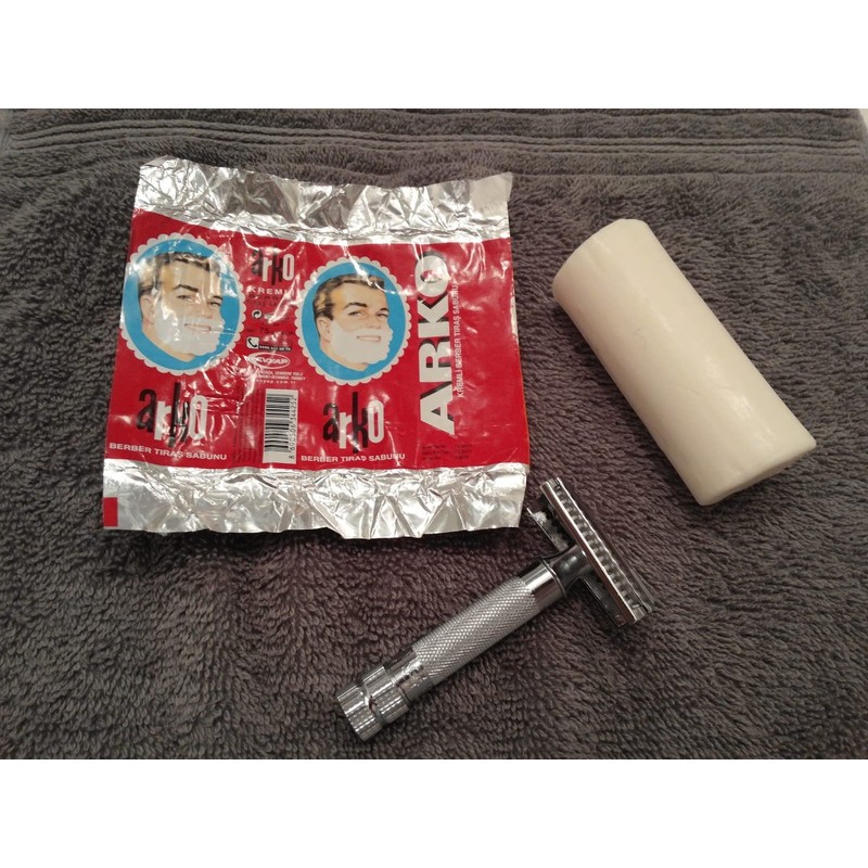 EVYAP ARKO Shaving Cream Soap, 3 Pieces, (Pack of 1)