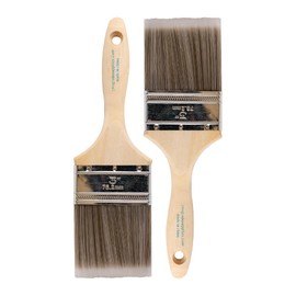 Pro Grade - Paint Brushes - 2Ea 3" Flat Brushes