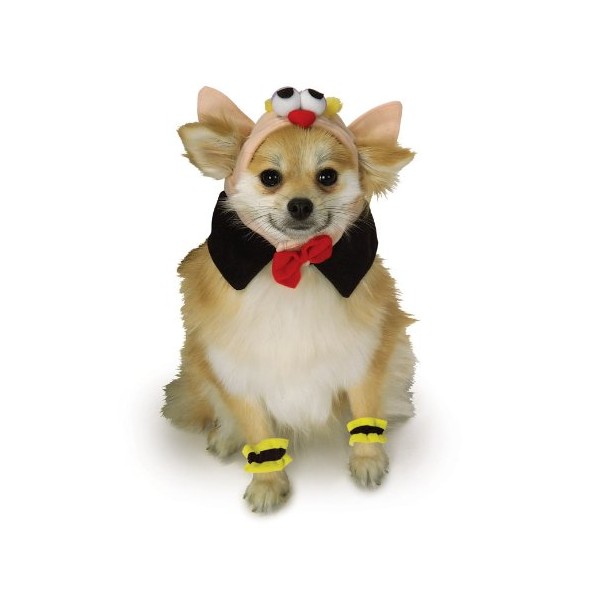 Rubie's Pet Costume, Small, Vampire Headpiece with Cuffs by