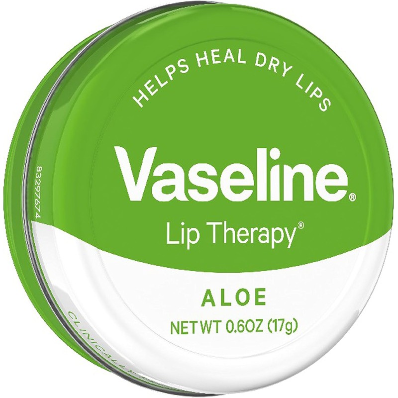Vaseline Therapy Lip Balm, Aloe Vera 0.6 oz (Pack of