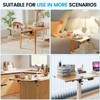 Platibo Folding Shelf Brackets,10 Inch Heavy Duty Stainless Steel Collapsible