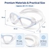 Swimming Goggles for Adults – Anti-Fog Wide Lens with UV