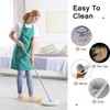 4Pcs Floor Mop Shoes, Microfiber Cleaning Mop Slippers Washable Floor