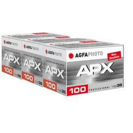 AgfaPhoto APX 100-36 Triple Pack Black/White Picture Film