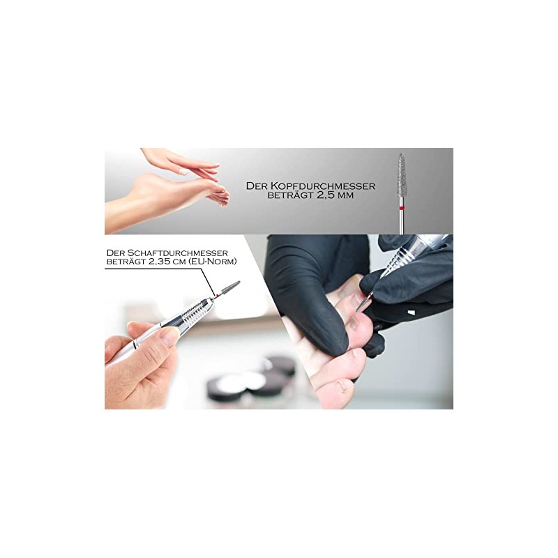 Diamond grinder foot care cutter cone fine grain for fine