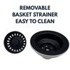 Nantucket Sinks 3-1/2 Basket Strainer Kitchen Drain Assembly Kit for
