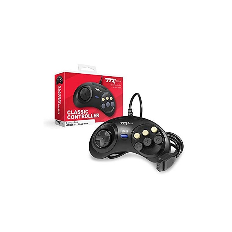 KMD RetroPad Megadrive 6 Button Wired Controller