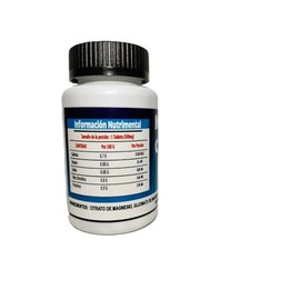 Magnesio Complex, 8 Elementos, Citrato, Gluconato, Oxido, Malato, L-Treonato, Taurato Y Lactato Suplemento alimenticio. Máxima Absorción, 30 Tabletas,