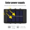 2 Pcs Solar Wall Lights Up and Down Solar Lamps