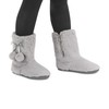 Polar Womens Faux Fur Slipper Boots - Memory Foam Indoor