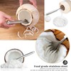 JALCH Coconut Opener Set Effortlessly Crack Open Coconuts with Stainless