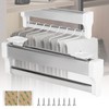 DBREAKS Extendable Clothes Rail for Pull-Out Clothes Hangers, Wardrobe Rail,
