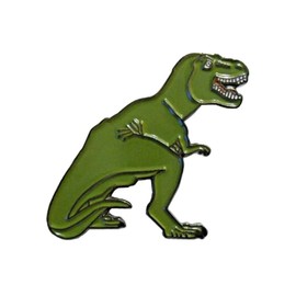 GBJUK T-Rex Tyrannosaurus Rex Jurassic Dinosaur Enamel Pin Lapel Badge with Butterfly Clasp Back