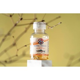 Omega 3 Aceite de Salmón 1000 mg, EPA DHA, 100 Cápsulas
