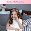 DORADREAMDEKO 9th Birthday Sash and Tiara for Girls - Fabulous