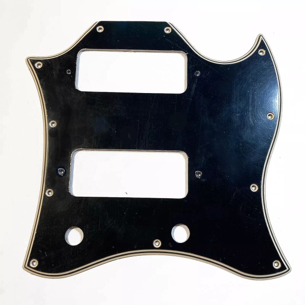 WD Music 5 Ply Black/Cream WIDE BEVEL Pickguard for 1999-2010