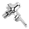Toilet Foot Pedal Flush Valve Brass Non Slip Easy To