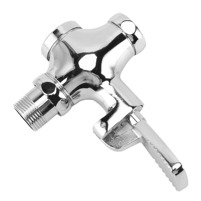 Toilet Foot Pedal Flush Valve Brass Non Slip Easy To