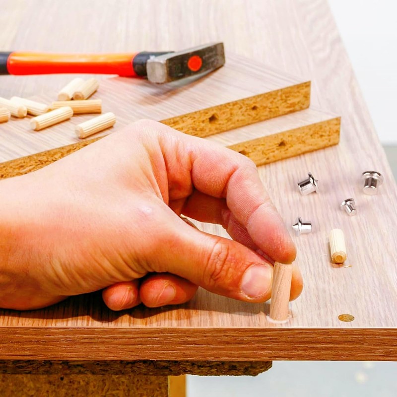 Wooden Dowel Set - Complete Package with Centering Points and