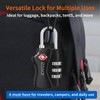 TSA Approved Luggage Locks 2 Pack – 3 Digit Combination