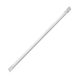 Karat C9095 10.25" Jumbo Straws (5mm Diameter), Paper-Wrapped,Clear (Case of 2000)