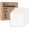 2x2 LED Drop Ceiling Lights, 5000K Daylight, 40W, 0-10V Dimmable,