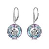 LILALO Nightmare Earring Jack Skellington Earrings Sterling Silver Crystal Jack
