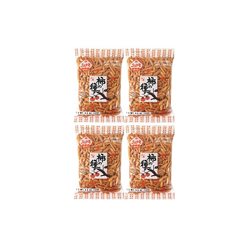 Uegaki Kaki No Tane (Rice Cracker) 4.5oz (4 Pack)