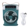 Portable Humidifier Fan with Timer Alarm Function Adjustable 600ml USB