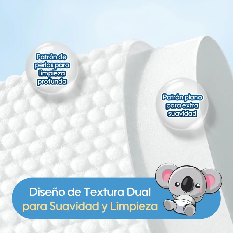 Toallitas Húmedas Aiwibi Bebé Aloevera Extract 3 Pack 252 Pz