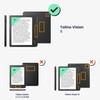 kwmobile Case Compatible with Tolino Vision 6 Case - Flip