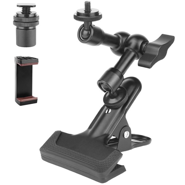 JEBUTU Camera Clip, Magic Arm, 5.5 Inches, Smartphone Holder, Strong