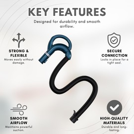 Replacement Hose For Shark ZU503AMZ Navigator Lift-Away Upright Vacuum Will Only Fit Model # ZU503AMZ Hose Pipe for Shark Navigator Lift-Away Upright Vacuum Cleaners