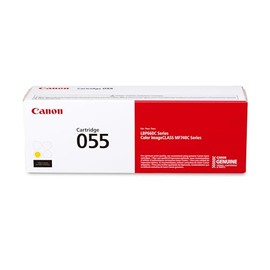 Canon Genuine 055 Yellow Toner Cartridge Compatible with LBP664Cdw, MF741Cdw, MF743Cdw, MF745Cdw, MF746Cdw