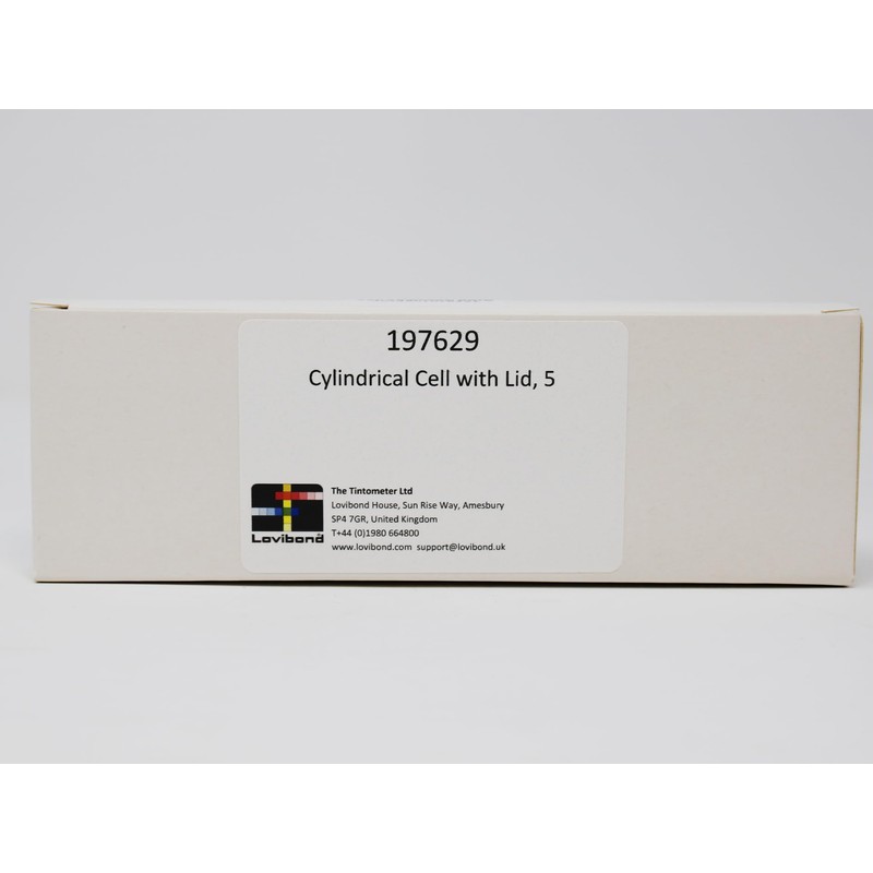 Loviobnd Photometer Replacement Cylindrical Cells with Lids - Pack of