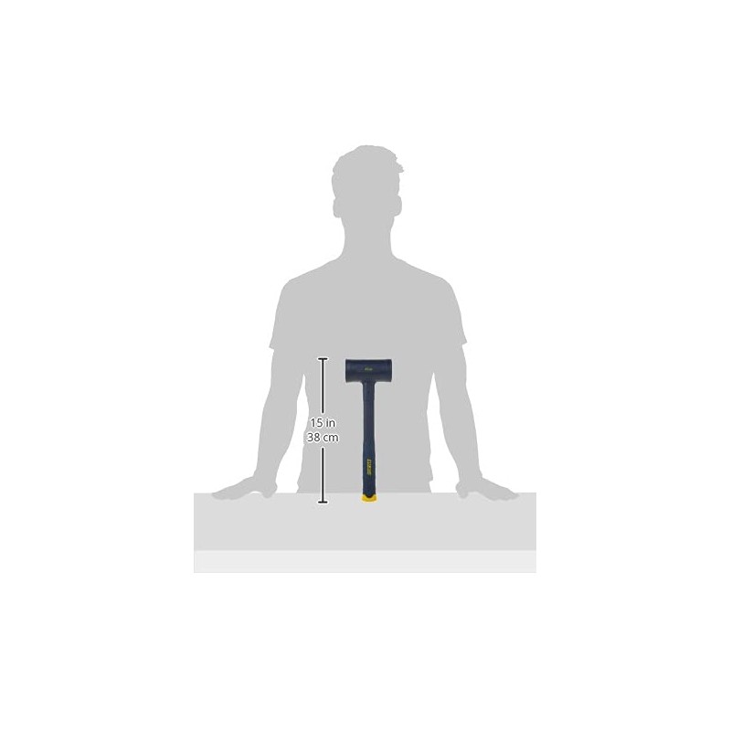 Estwing ESTWING Dead Blow Hammer - 45 oz Mallet with