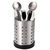TOPZEA Set of 4 Kitchen Utensil Holder, Stainless Steel Cooking