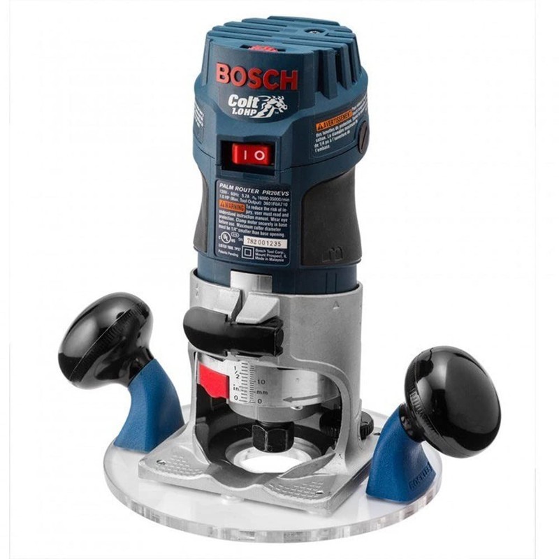 Rockler Compact Router Sub-Base with Handles - Router Base Plate