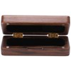 Solid Wood Mouthpiece Case Box Portable Storage for Sax Musical