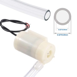 SIPYTOPF 2Pcs DC 3-5V Micro Submersible Mini Water Pump for Aquariums Fish Tank Pond Fountain Hydroponics Garden (2Pcs White)