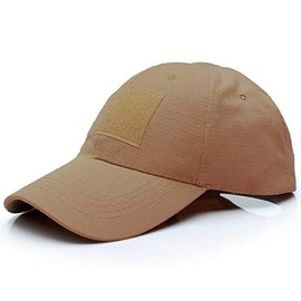 DURUS Mens Tactical Army Camo Baseball Skip Cap - Plain & Camouflage Military Hat