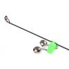 50Pcs 4.5cm Outdoor Twin Bells Ring Fishing Rod Clamp Bite